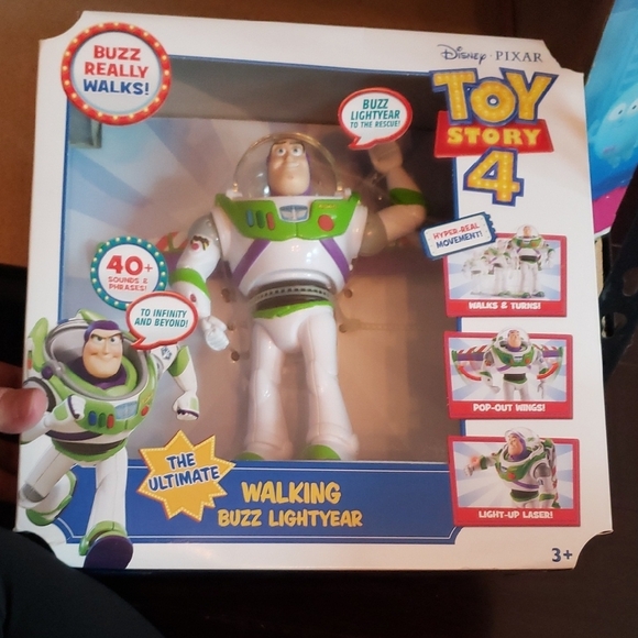 Disney Toy Story 4 Buzz Lightyear Walking Action Figure - Picture 1 of 2